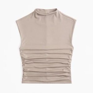 NWOT Abercrombie Paloma Top in Taupe